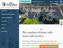 Tablet Screenshot of marshesofskidaway.org